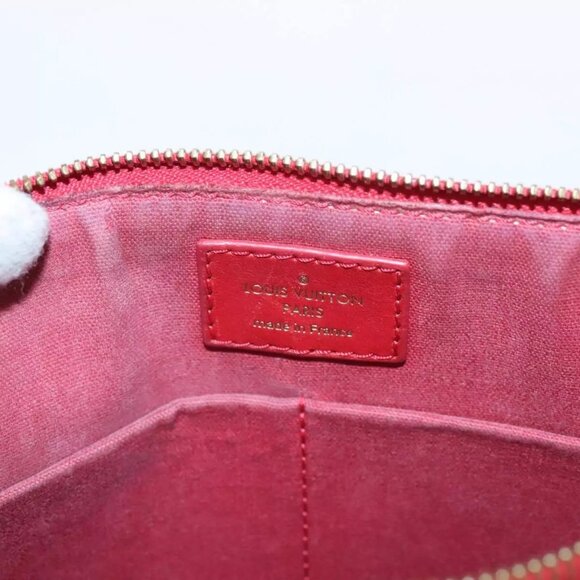 LOUIS VUITTON Damier Color Module Clutch Bag 2way Red - Picture 6 of 16